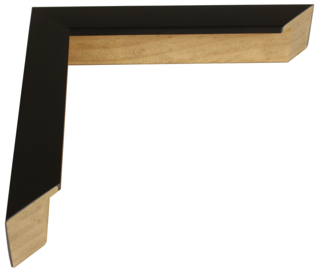 3112 - Satin Black, ⅞", Wood Moulding