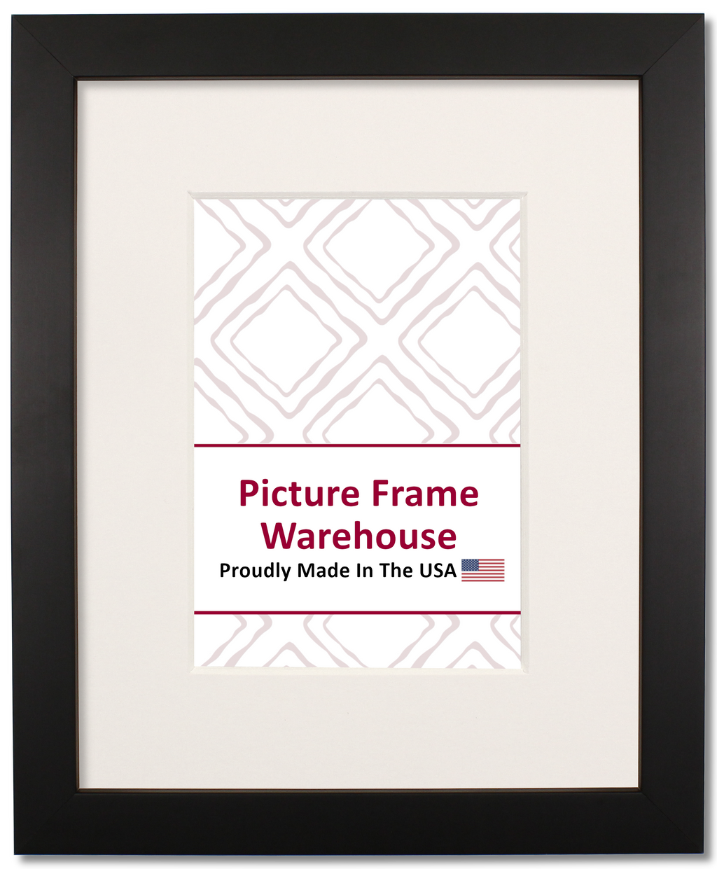 3113 -  Satin Black, ⅞", Wood Ready-Made Frame