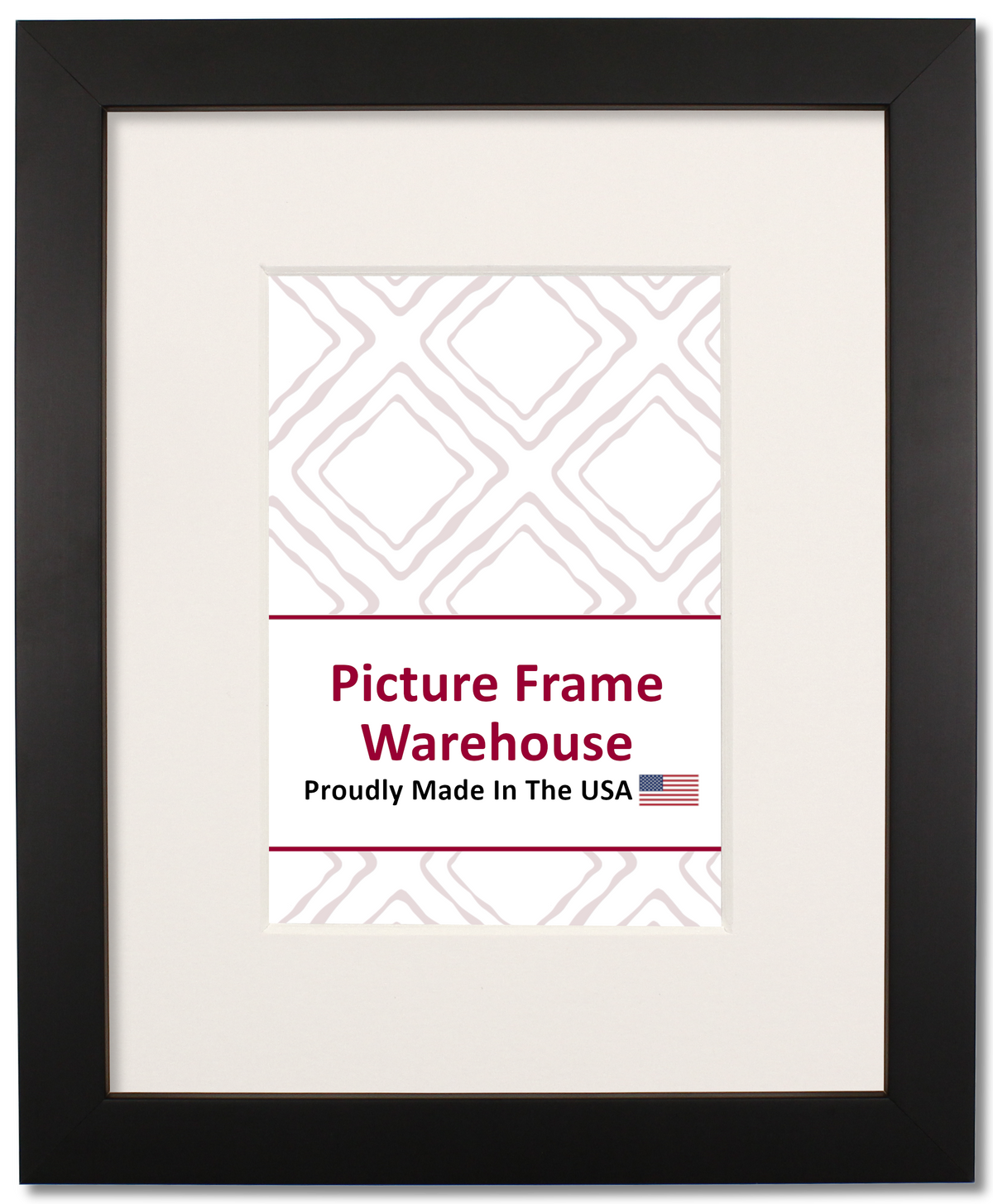 3113 -  Satin Black, ⅞", Wood Ready-Made Frame