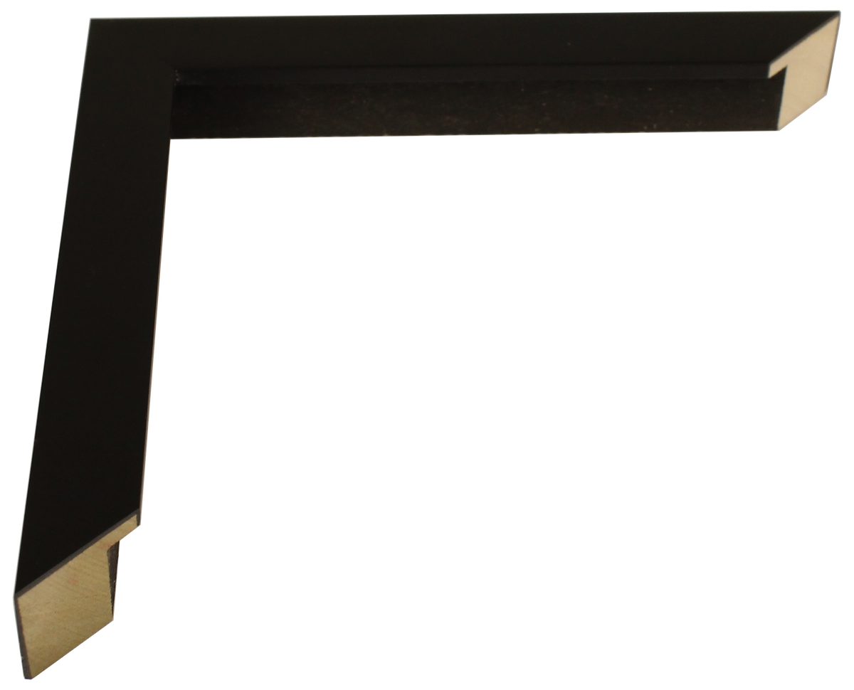 3113 -  Satin Black, ⅞", Wood Ready-Made Frame