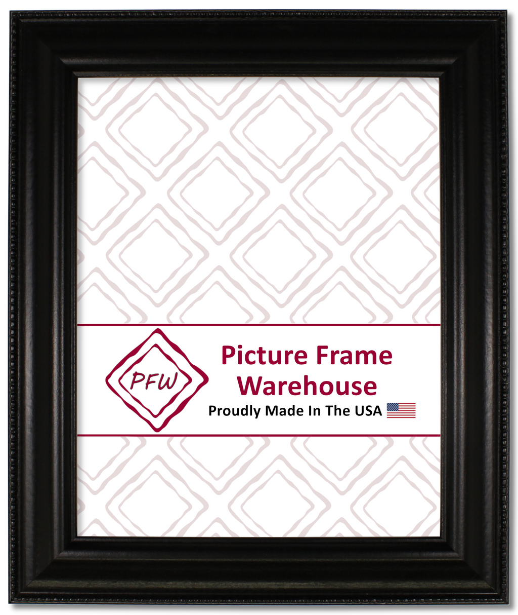 312-550 - Black, 1 ½", Solid Wood Ready-Made Frame