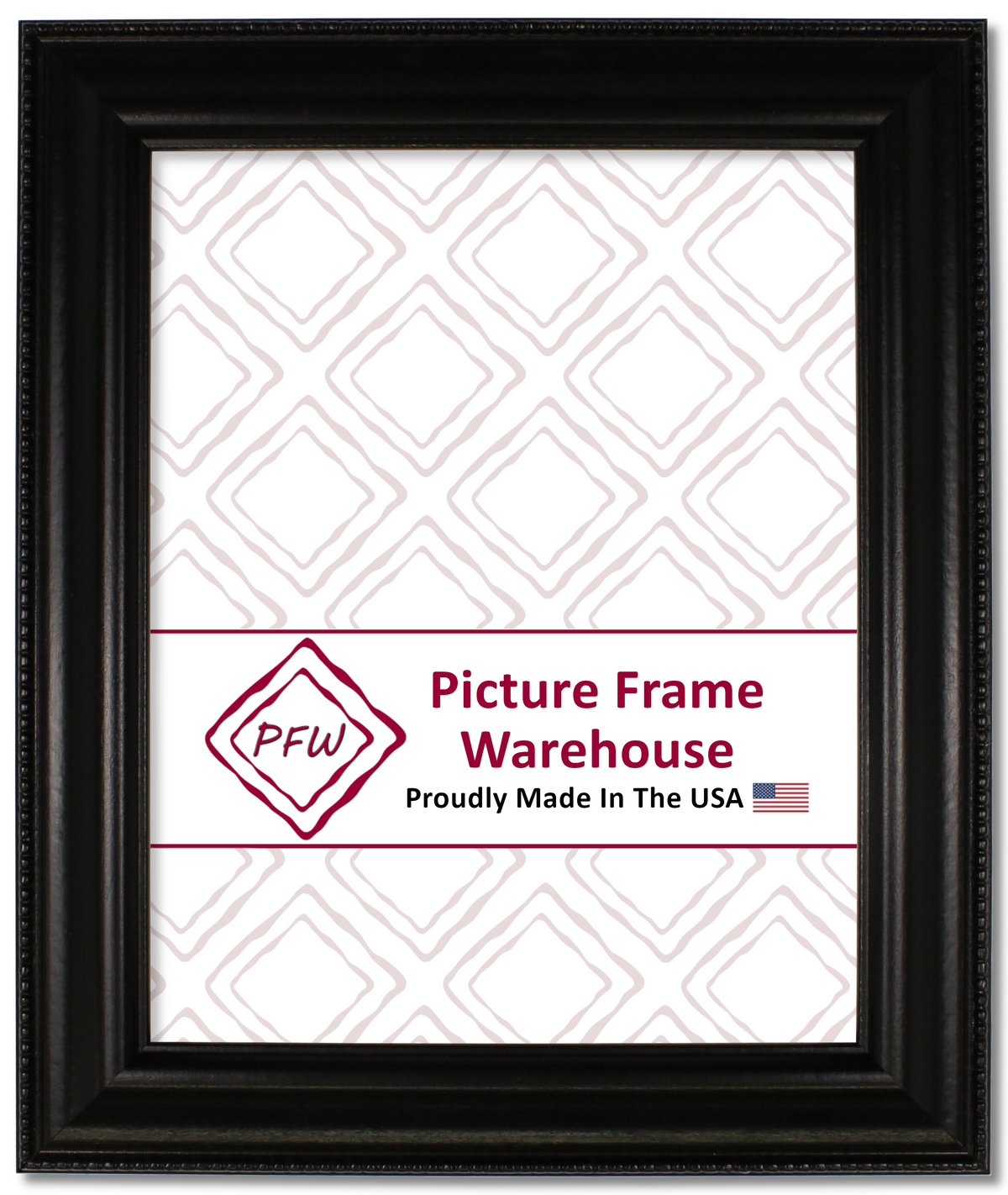 312-550 - Black, 1 ½", Solid Wood Ready-Made Frame
