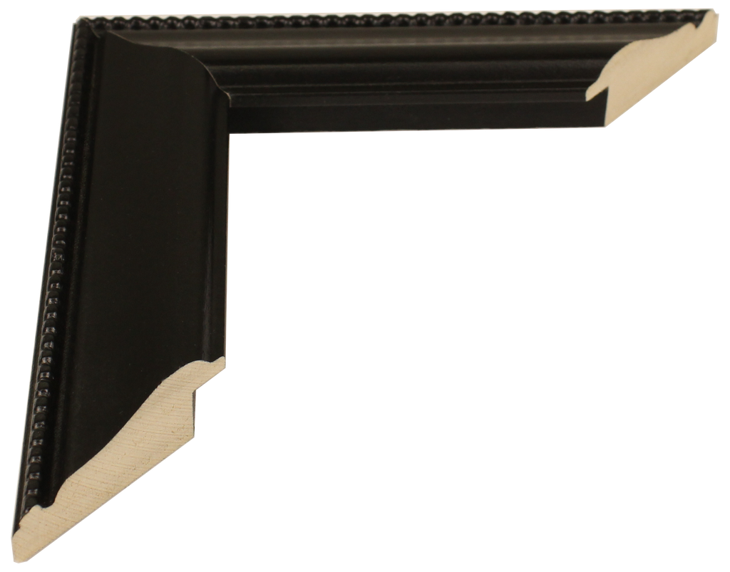 312-550 - Black, 1 ½", Solid Wood Moulding