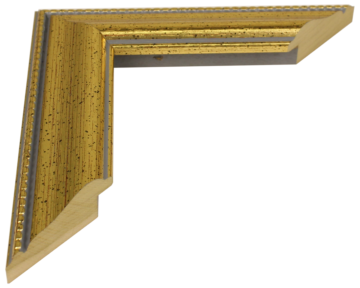 312-654 - Antiqued Gold, 1 ½", Solid Wood Ready-Made Frame