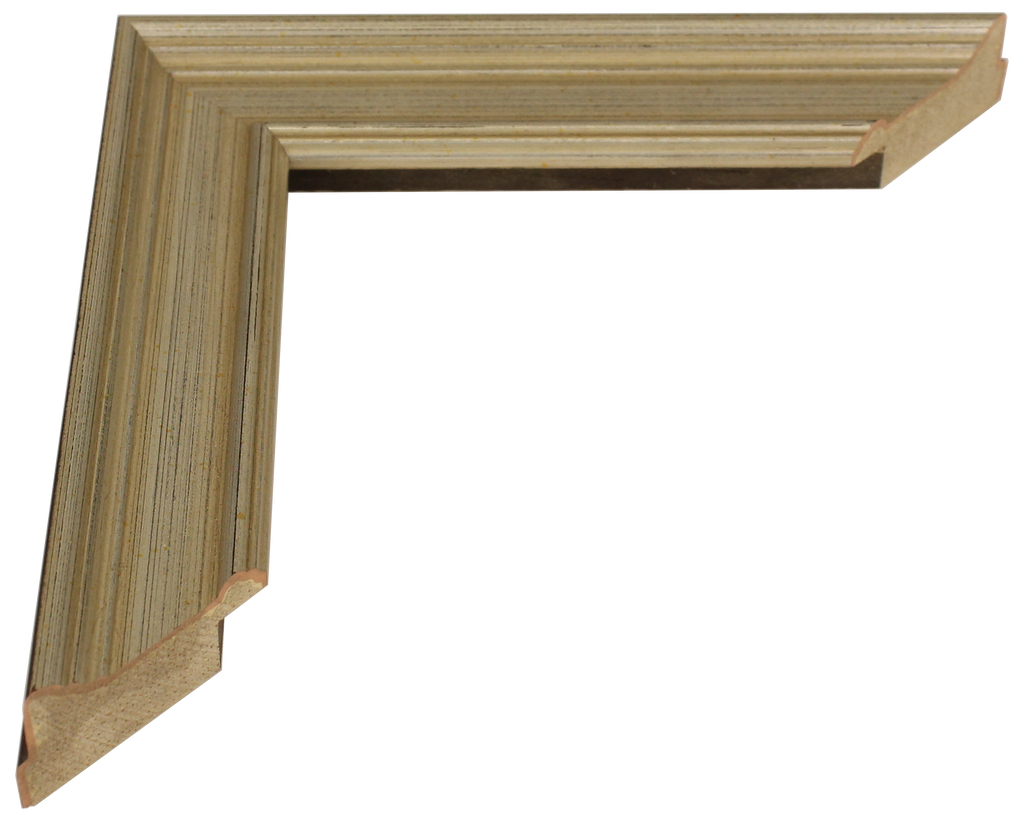 3159 - Antiqued Silver With Black Side, 1 ¼", Wood Ready-Made Frame