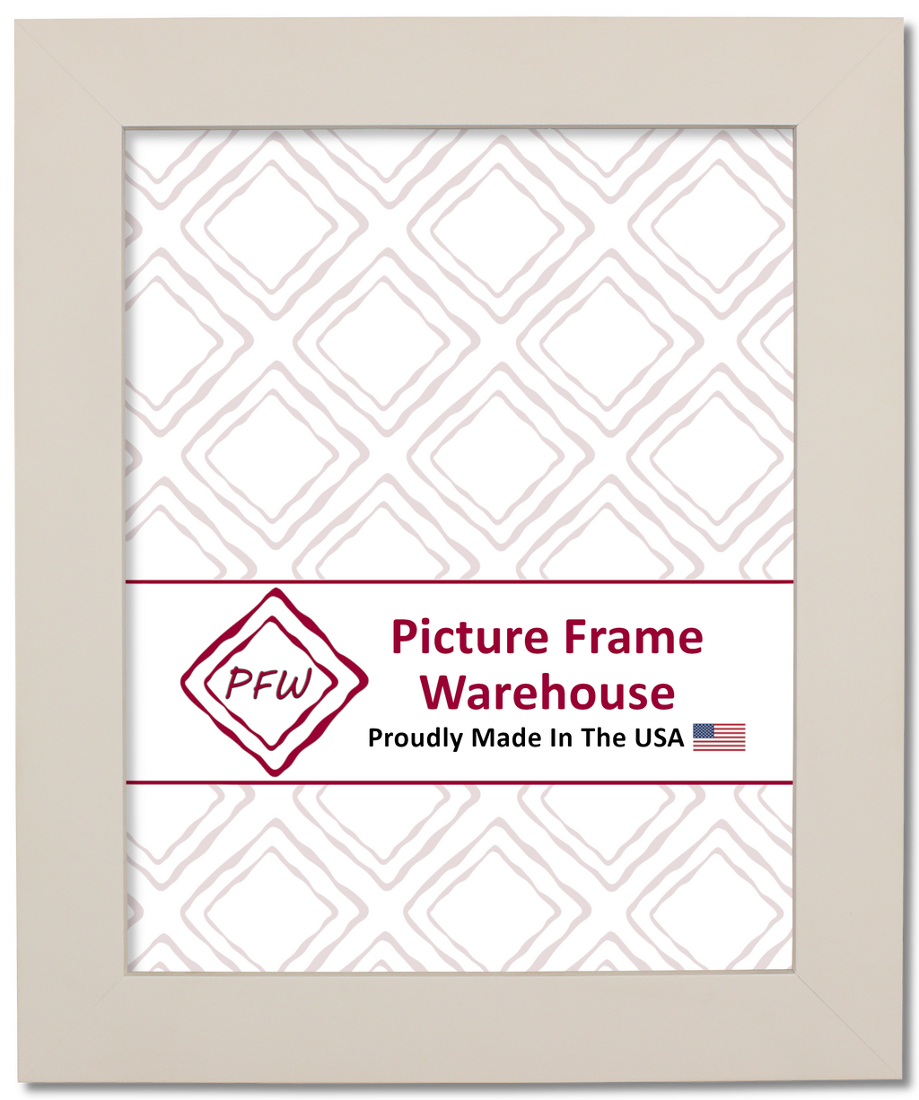 3175 - Satin White, 1 ¼", Wood Ready-Made Frame