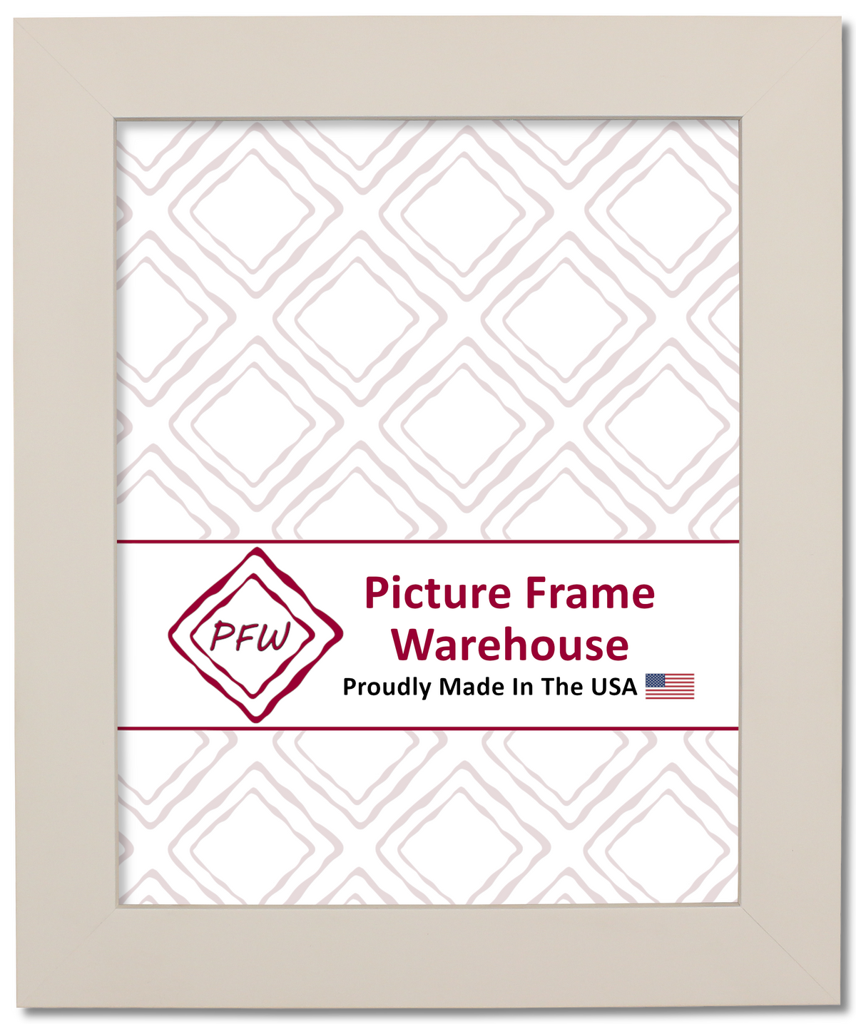 3175 - Satin White, 1 ¼", Wood Ready-Made Frame