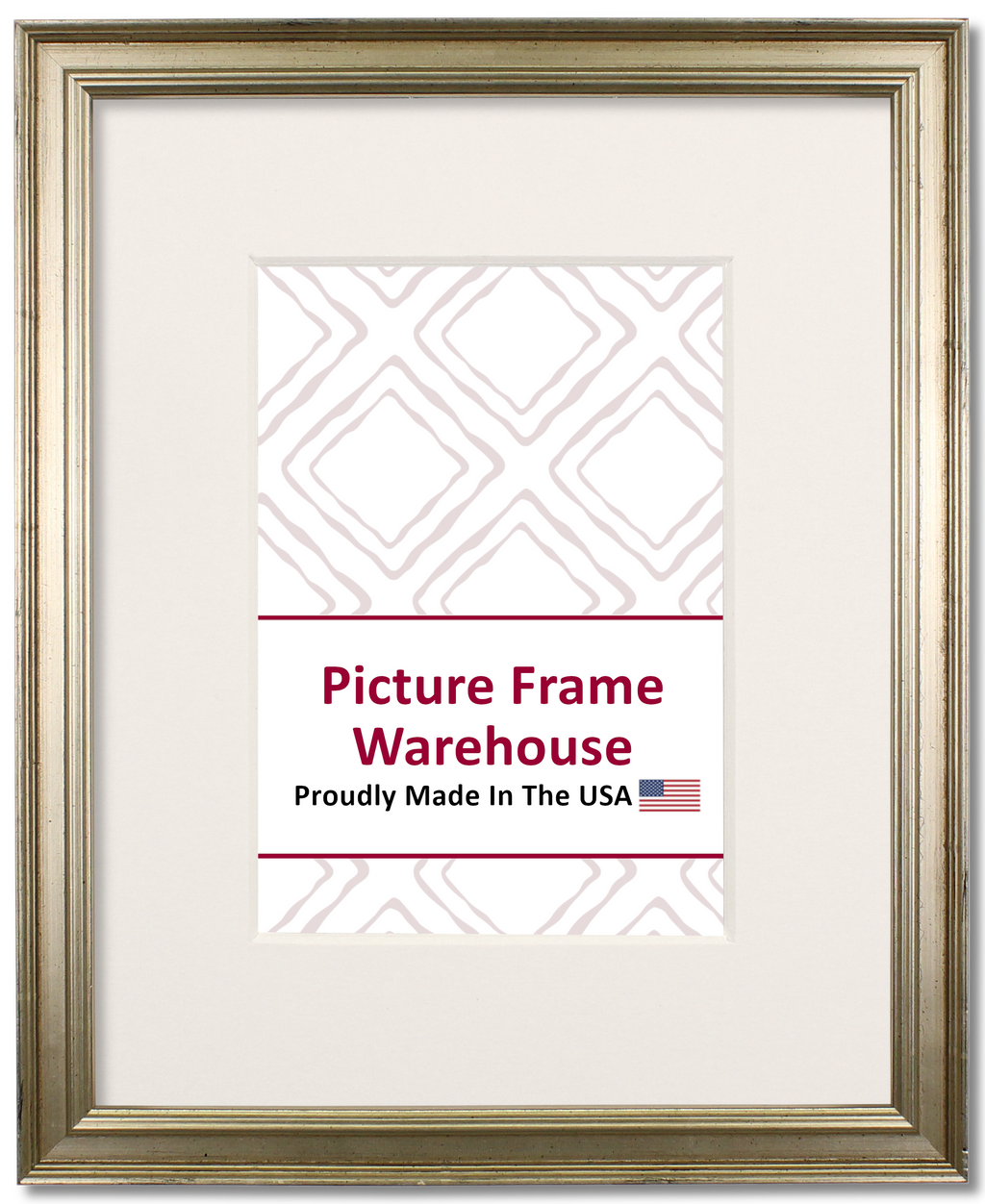3264 - Antiqued Silver, ¾", Wood Ready-Made Frame