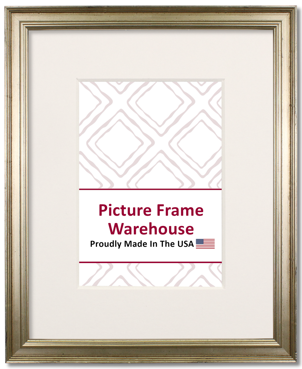 3264 - Antiqued Silver, ¾", Wood Ready-Made Frame
