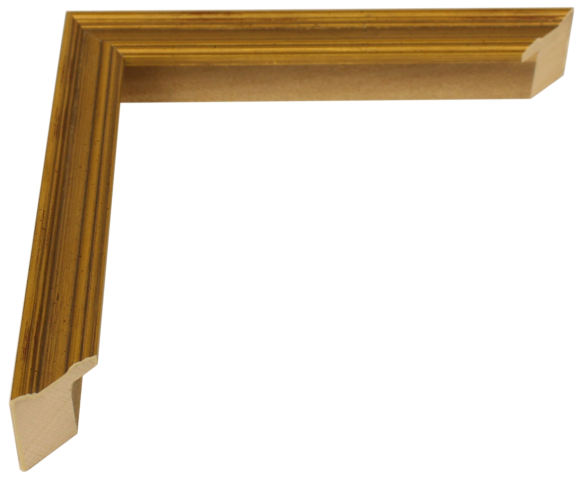 3265 - Antiqued Gold, ¾", Wood Ready-Made Frame