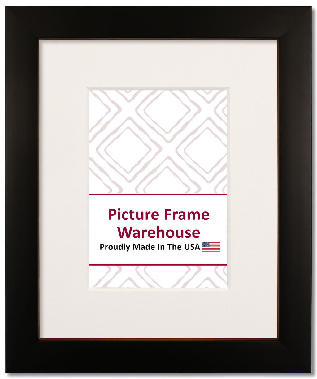 331-29 - Satin Black, ⅞", Wood Ready-Made Frame