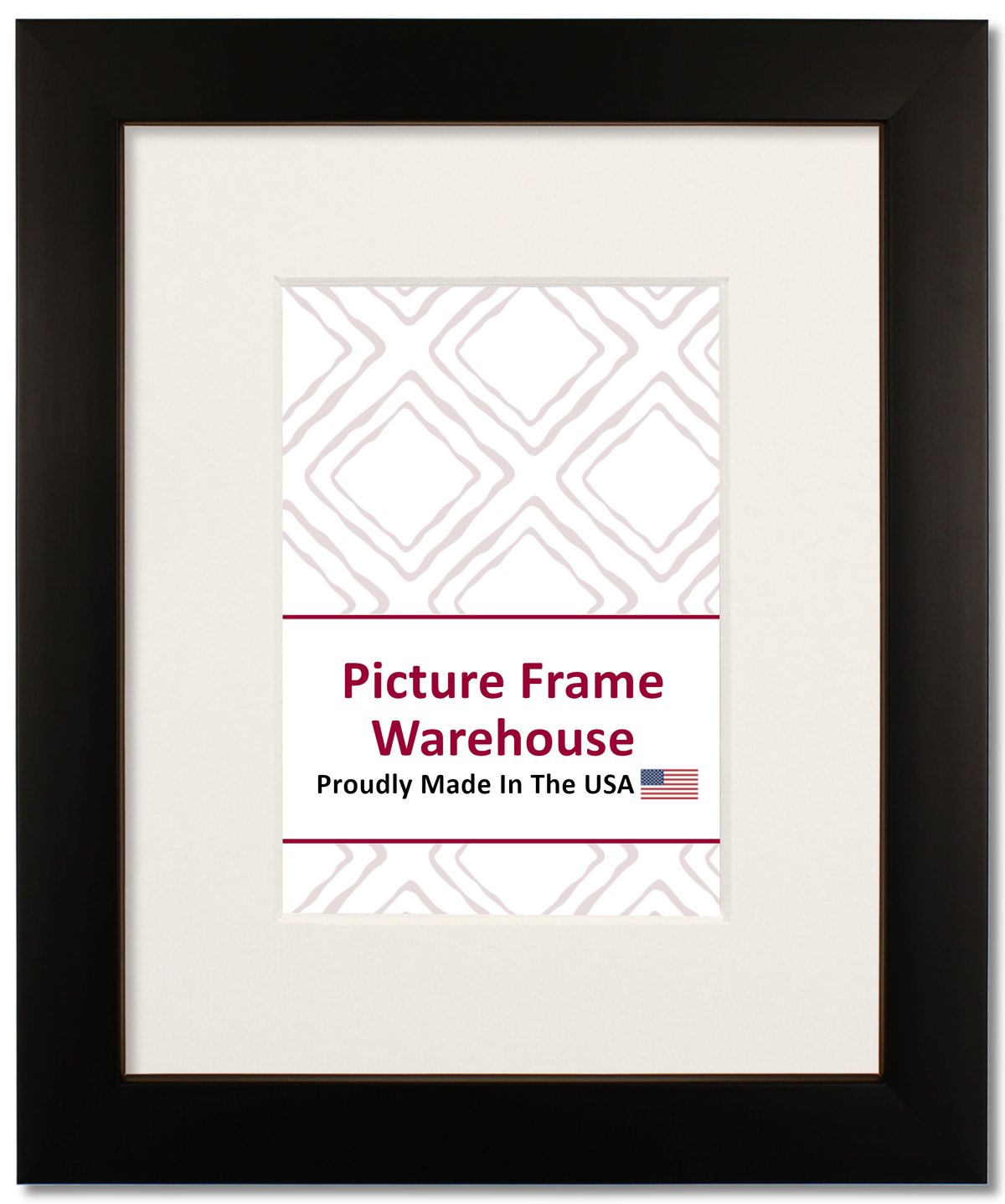 331-29 - Satin Black, ⅞", Wood Ready-Made Frame