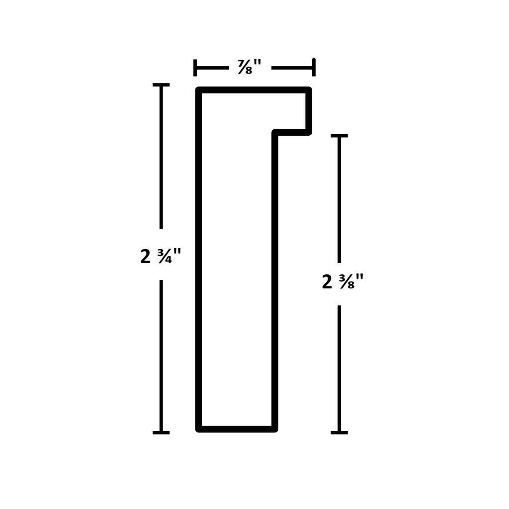 331-20 - Gold, ⅞", Wood Ready-Made Frame