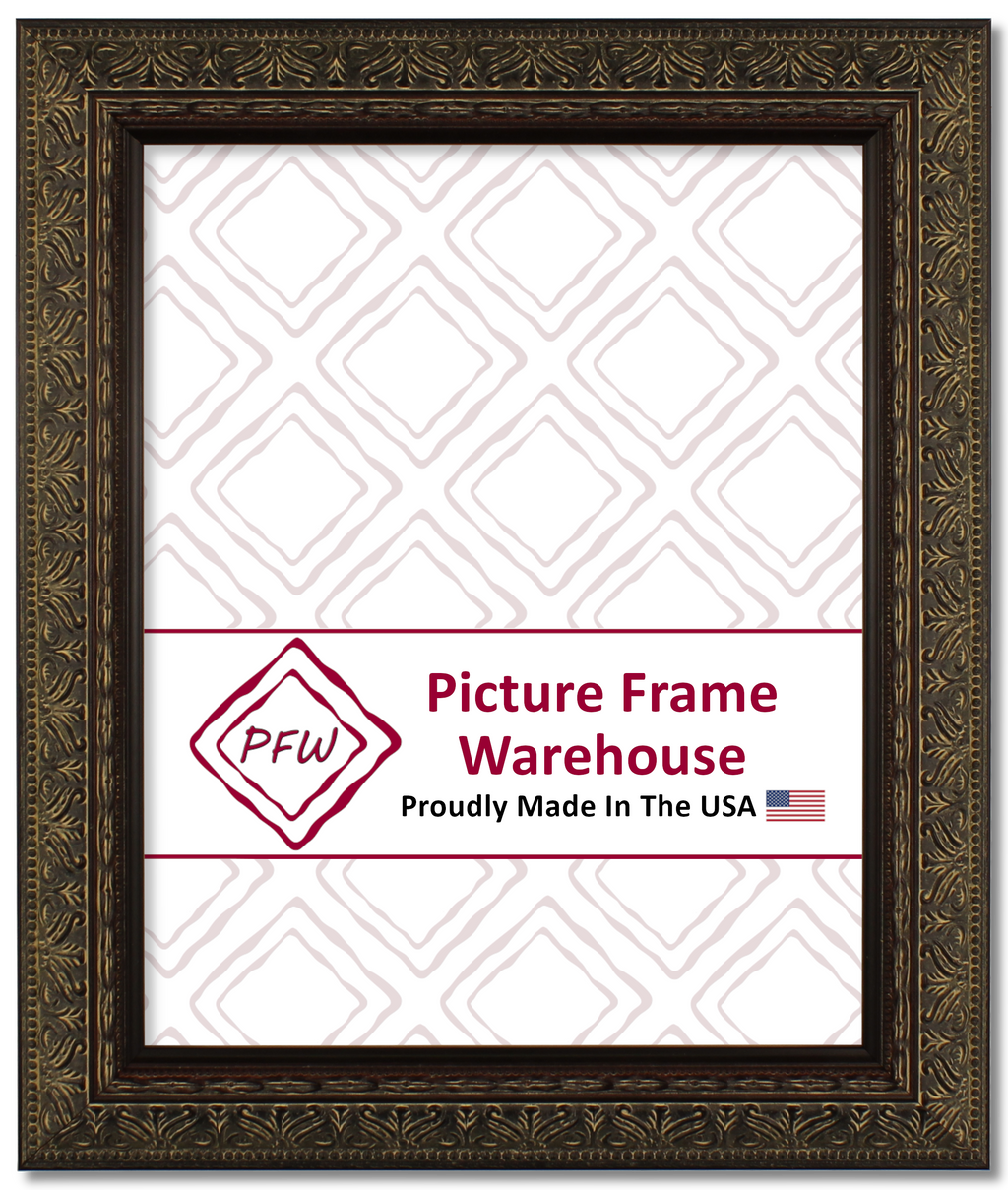 419235 - Antiqued Mahogany, 1 ⅞", Wood Ready-Made Frame