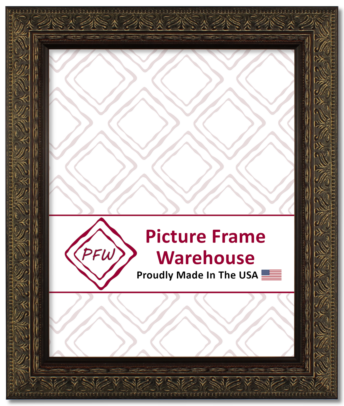 419235 - Antiqued Mahogany, 1 ⅞", Wood Ready-Made Frame