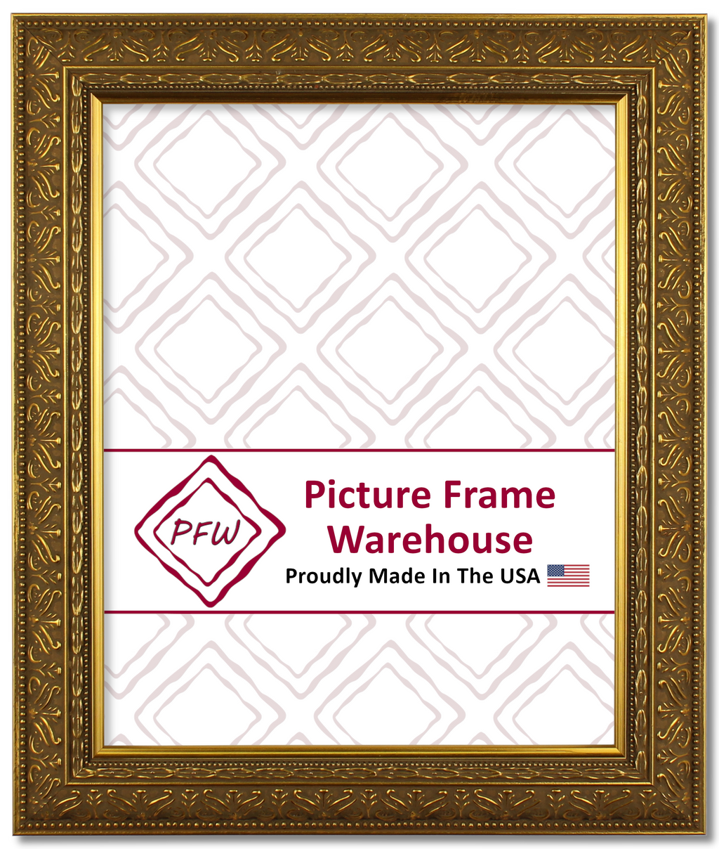 419517 - Antiqued Gold, 1 ⅞", Wood Ready-Made Frame
