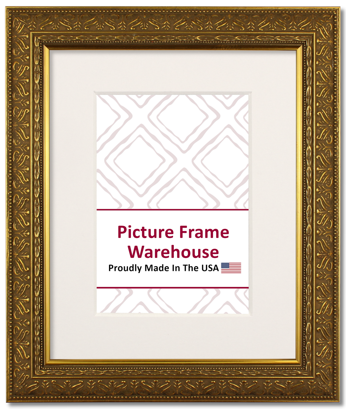419517 - Antiqued Gold, 1 ⅞", Wood Ready-Made Frame