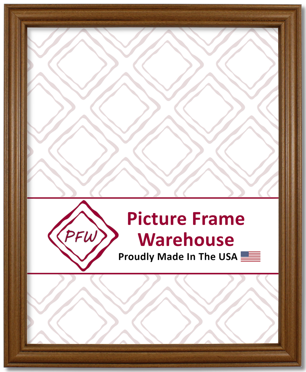 45-325 - Pecan, ¾", Solid Wood Ready-Made Frame