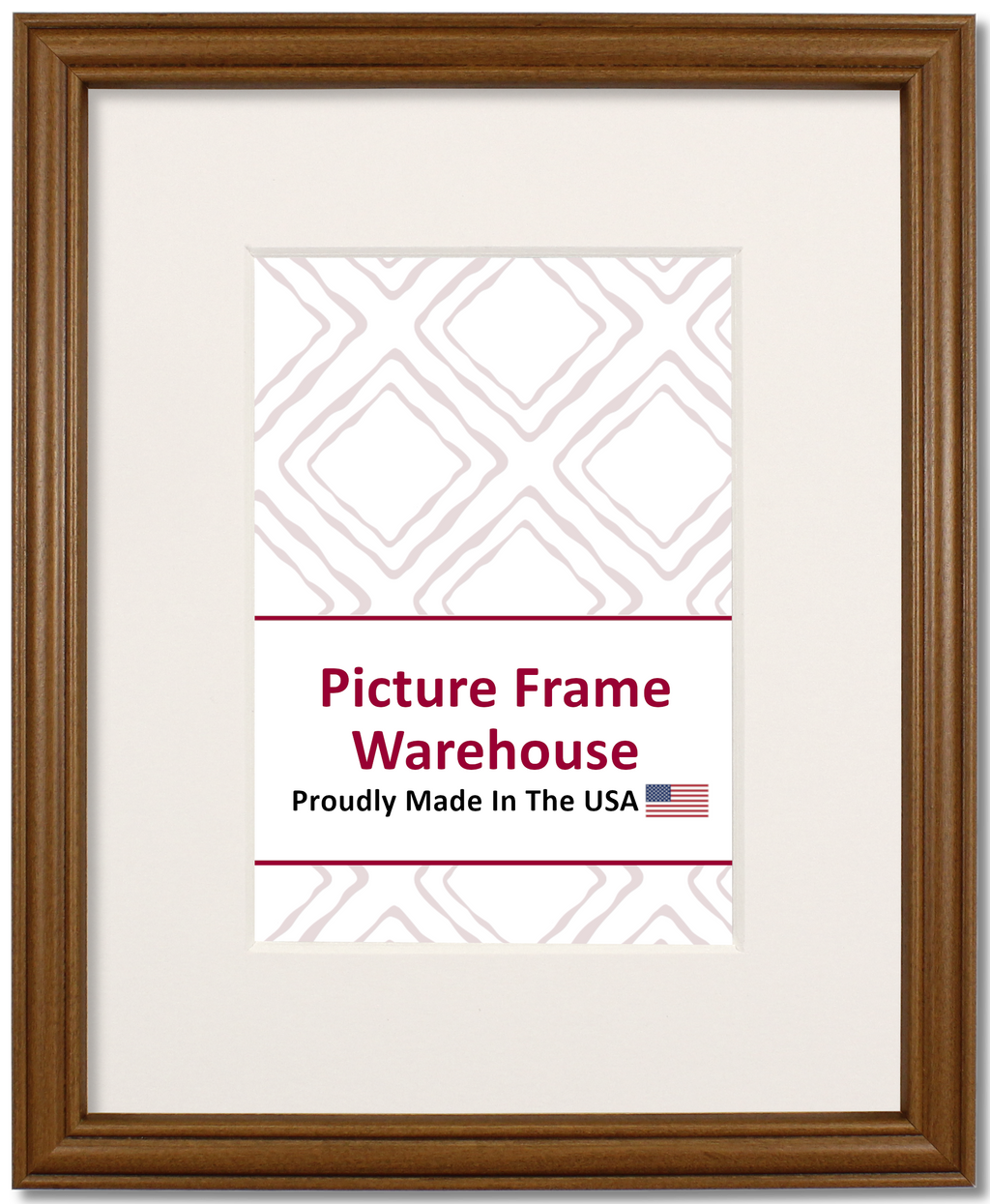 45-325 - Pecan, ¾", Solid Wood Ready-Made Frame