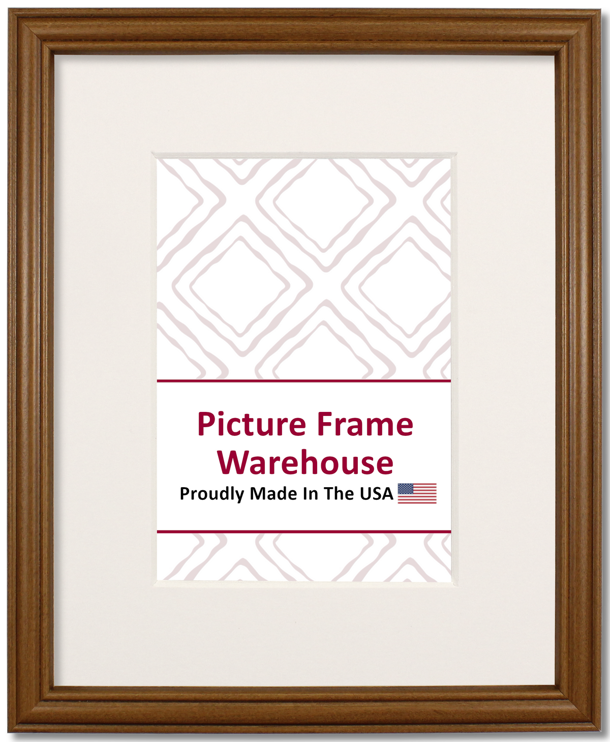 45-325 - Pecan, ¾", Solid Wood Ready-Made Frame