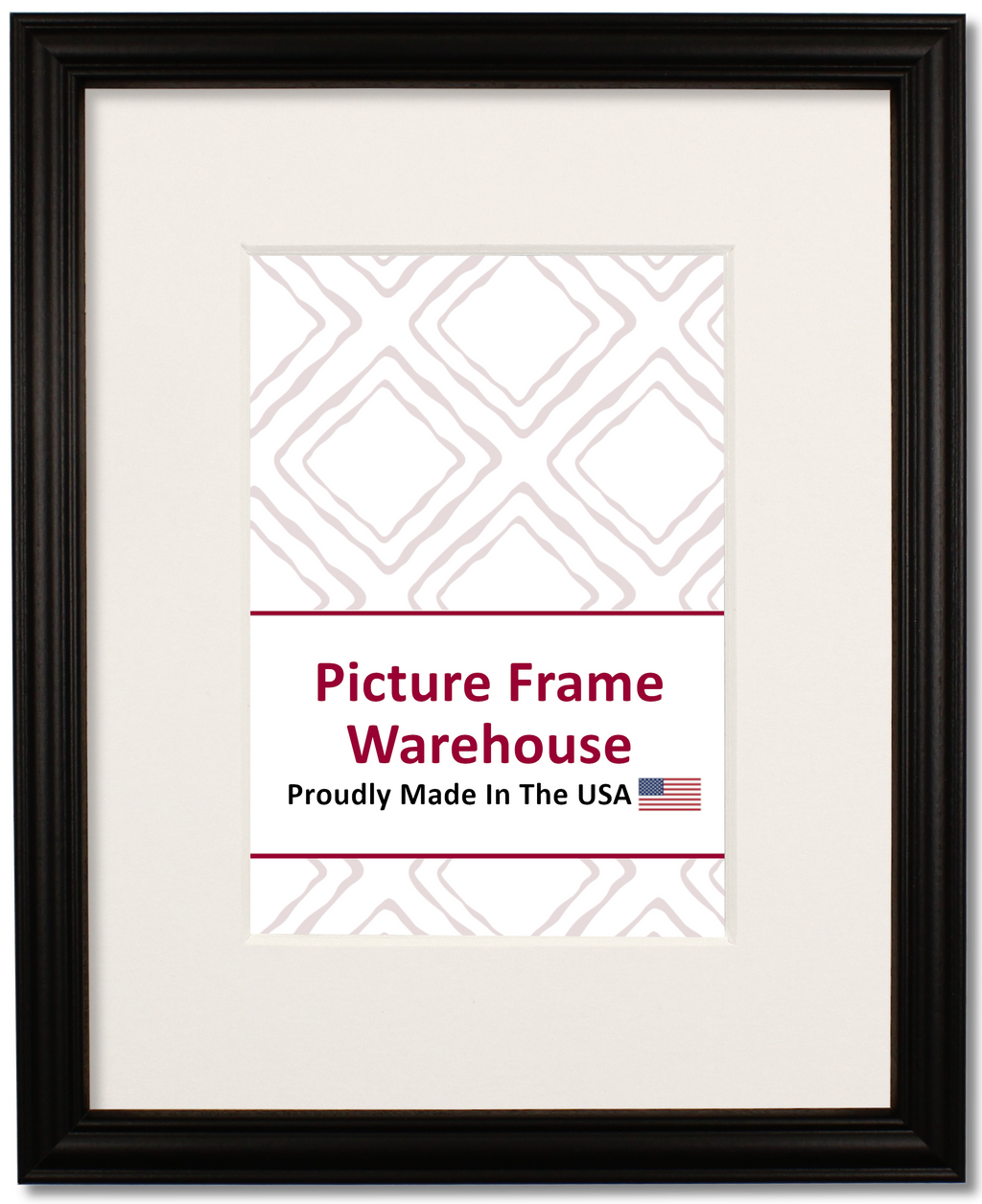 45-550 - Black, ¾", Solid Wood Ready-Made Frame