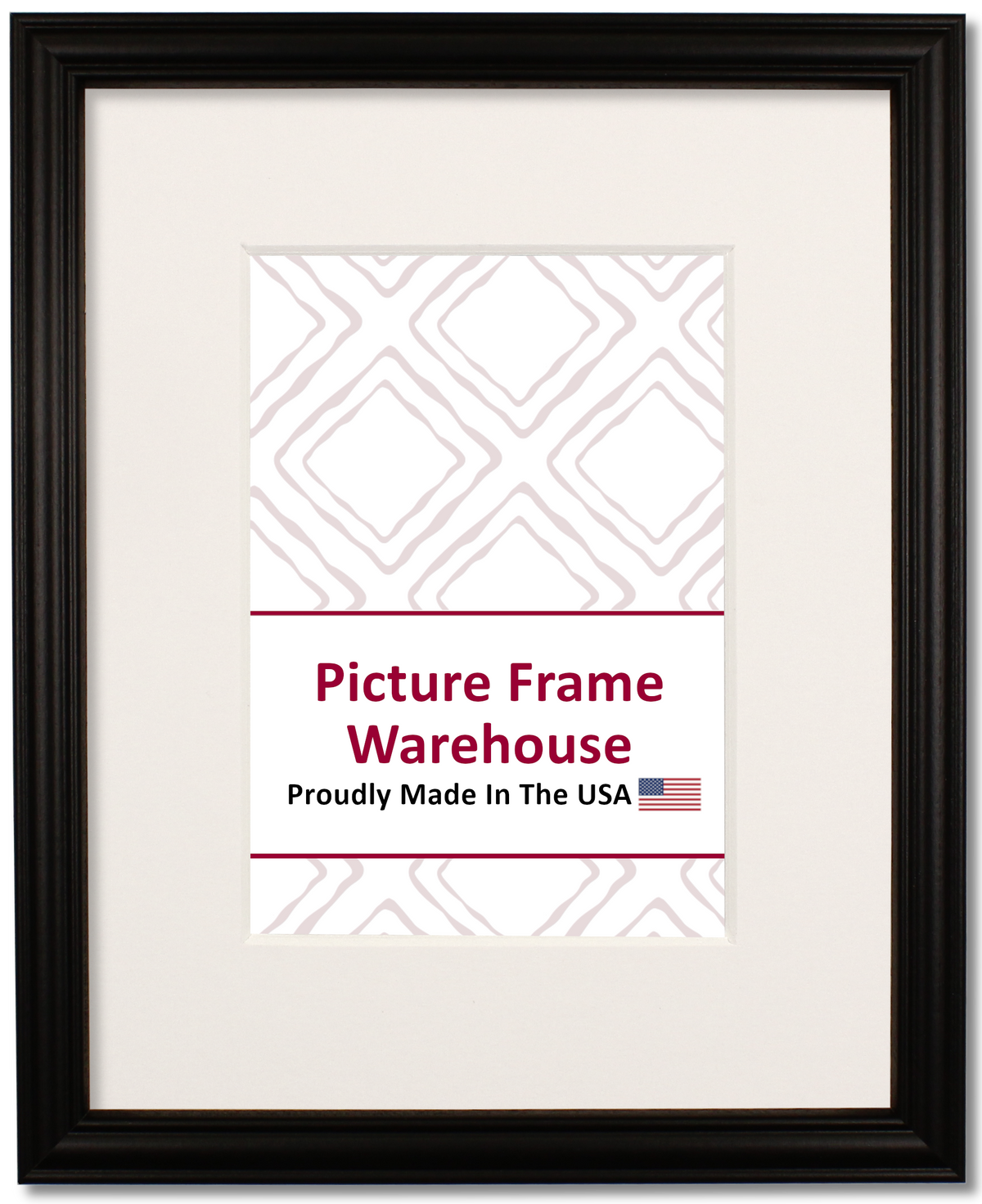 45-550 - Black, ¾", Solid Wood Ready-Made Frame