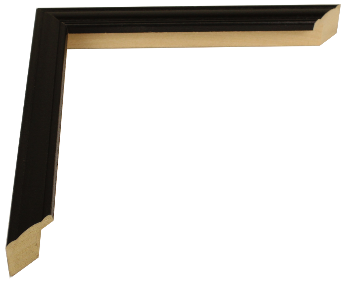 45-550 - Black, ¾", Solid Wood Ready-Made Frame