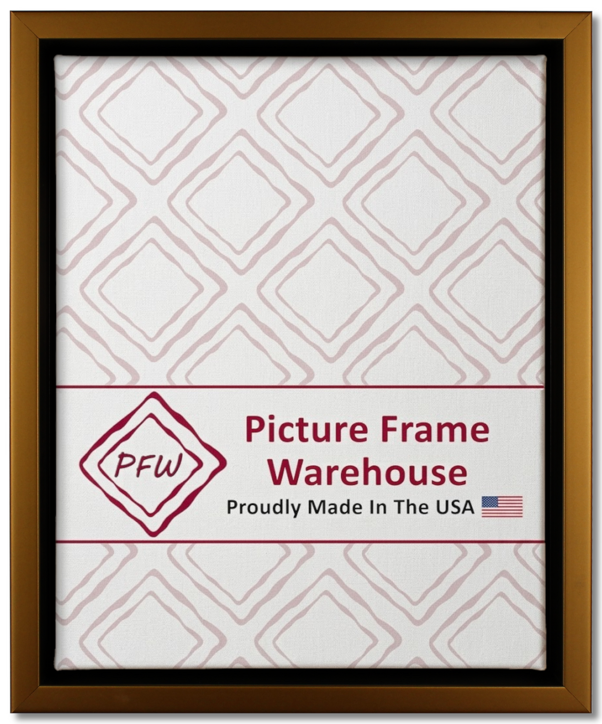 513-40 - Bronze, ⅜", Poly Ready-Made Floater Frame