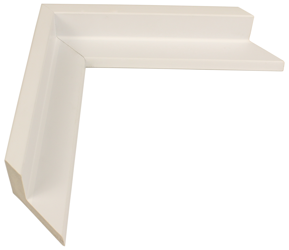 513-42 - White, ⅜", Poly Ready-Made Floater Frame