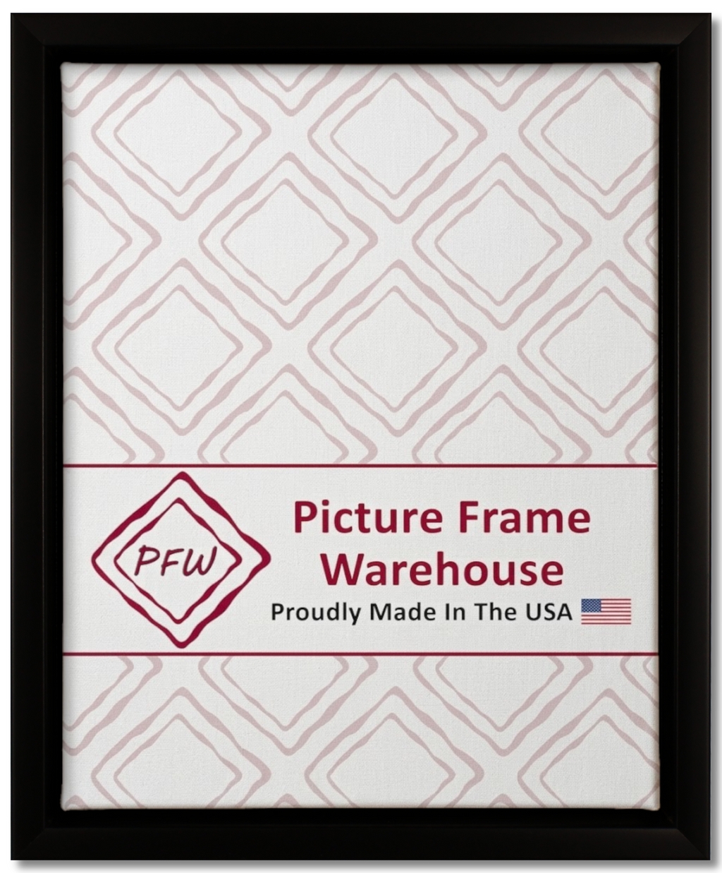 513-49 - Black, ⅜", Poly Ready-Made Floater Frame