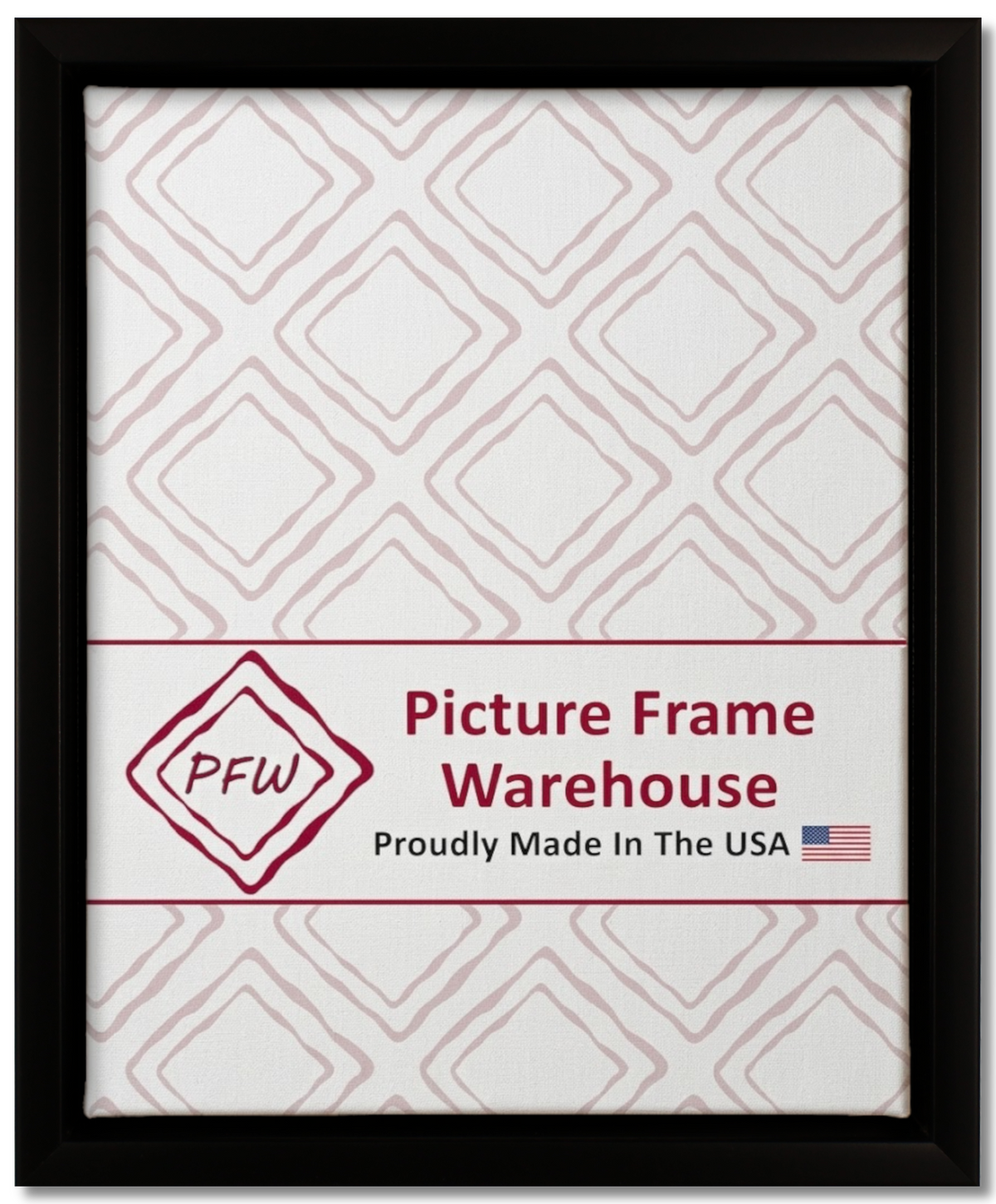 513-49 - Black, ⅜", Poly Ready-Made Floater Frame