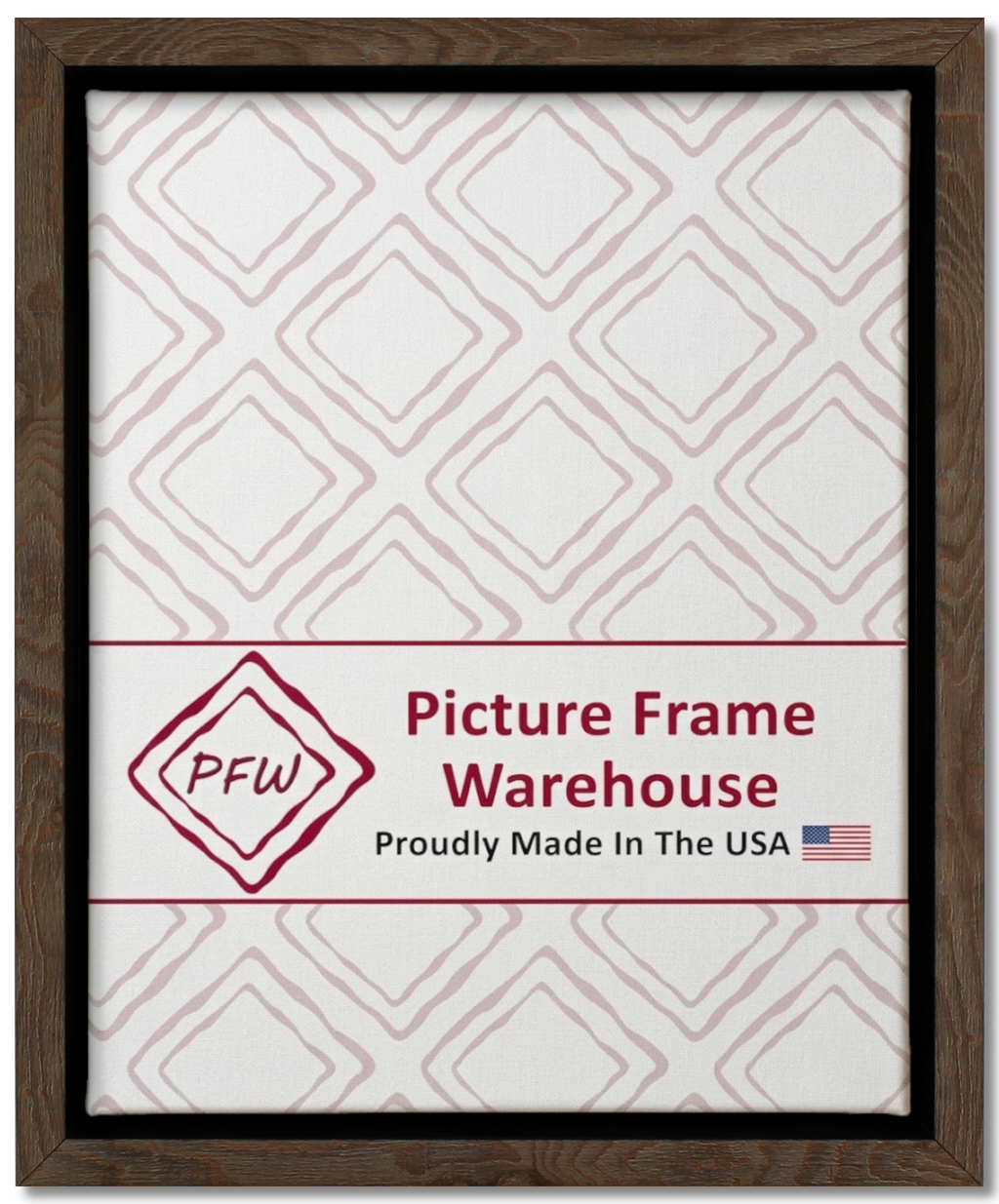 513-78 - Barnwood, ⅜", Poly Ready-Made Floater Frame