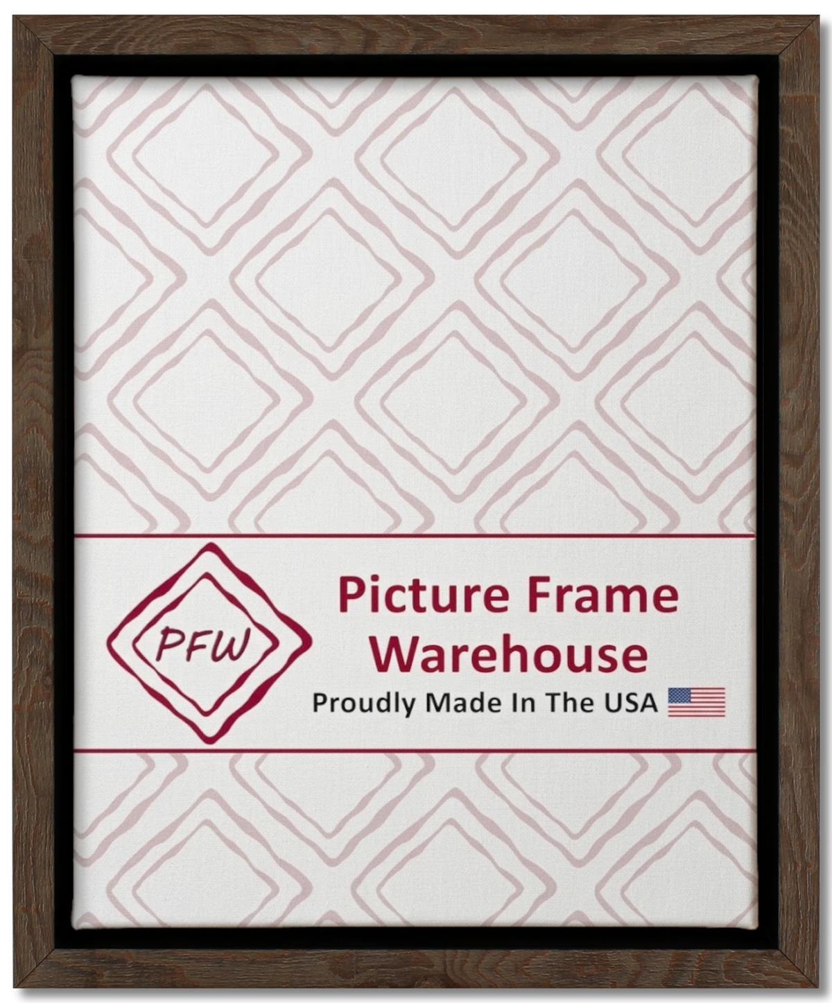 513-78 - Barnwood, ⅜", Poly Ready-Made Floater Frame