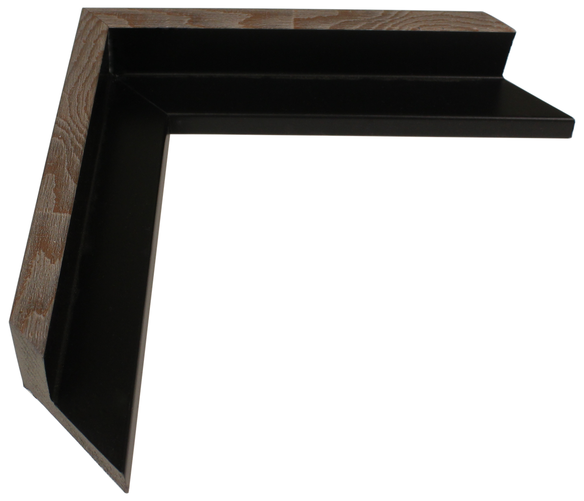 513-78 - Barnwood, ⅜", Poly Ready-Made Floater Frame
