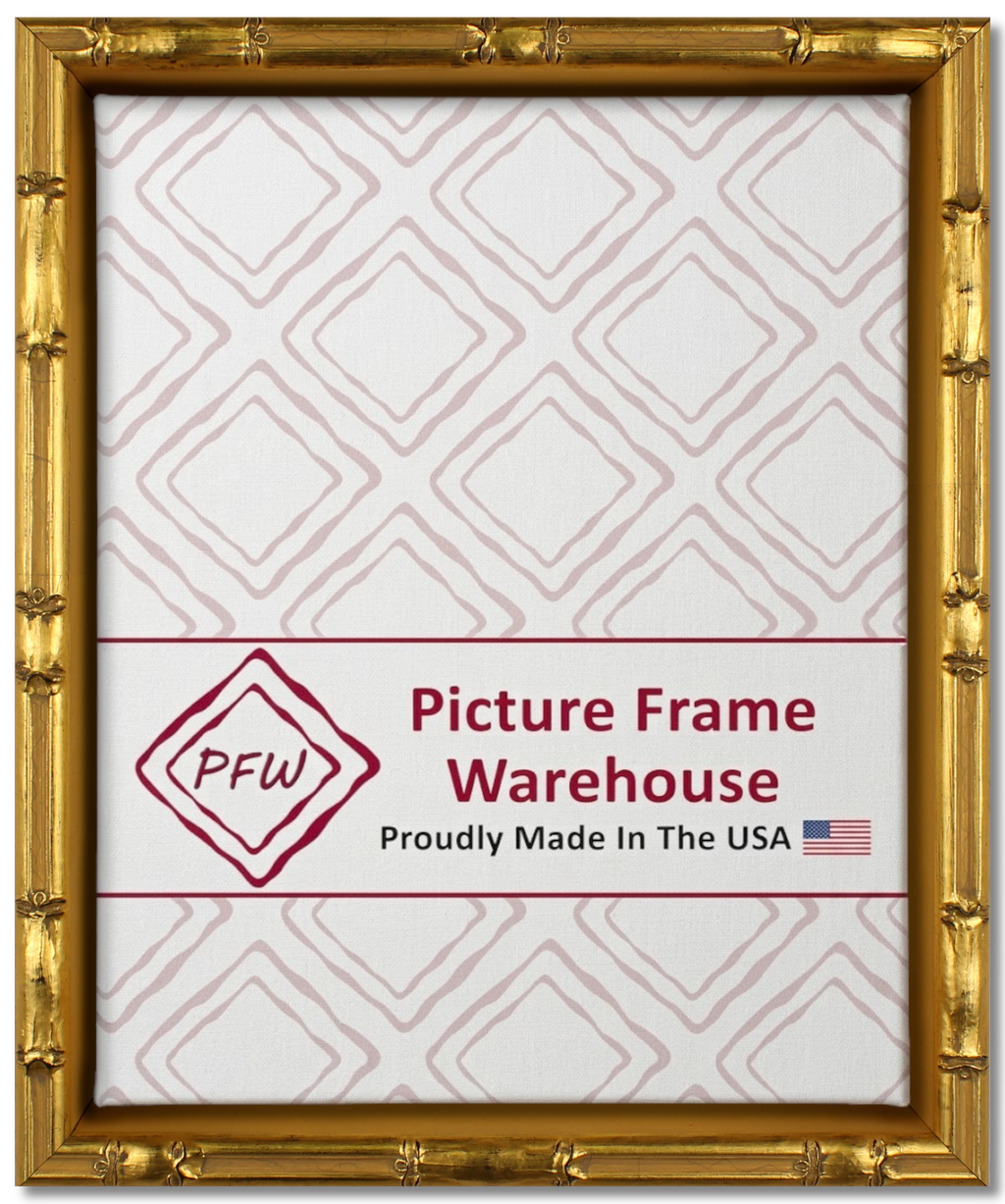 522-1007 - Gold Bamboo, ½", Wood Ready-Made Floater Frame