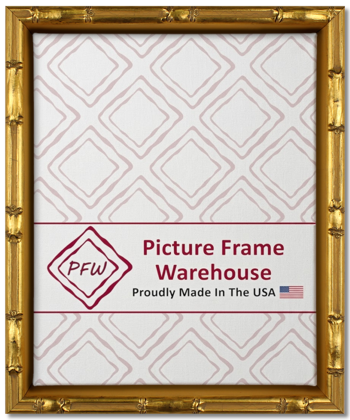 522-1007 - Gold Bamboo, ½", Wood Ready-Made Floater Frame