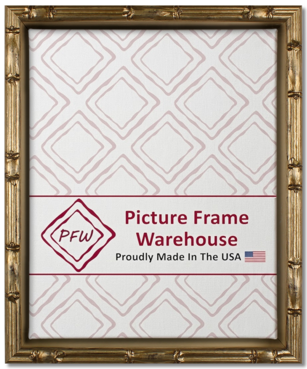 522-1008 - Silver Bamboo, ½", Wood Ready-Made Floater Frame