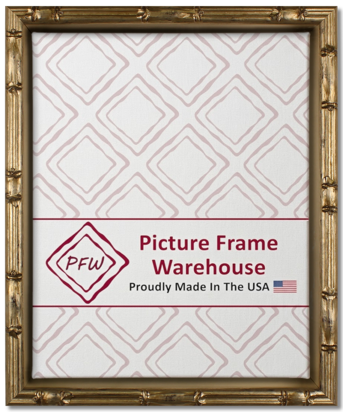 522-1008 - Silver Bamboo, ½", Wood Ready-Made Floater Frame