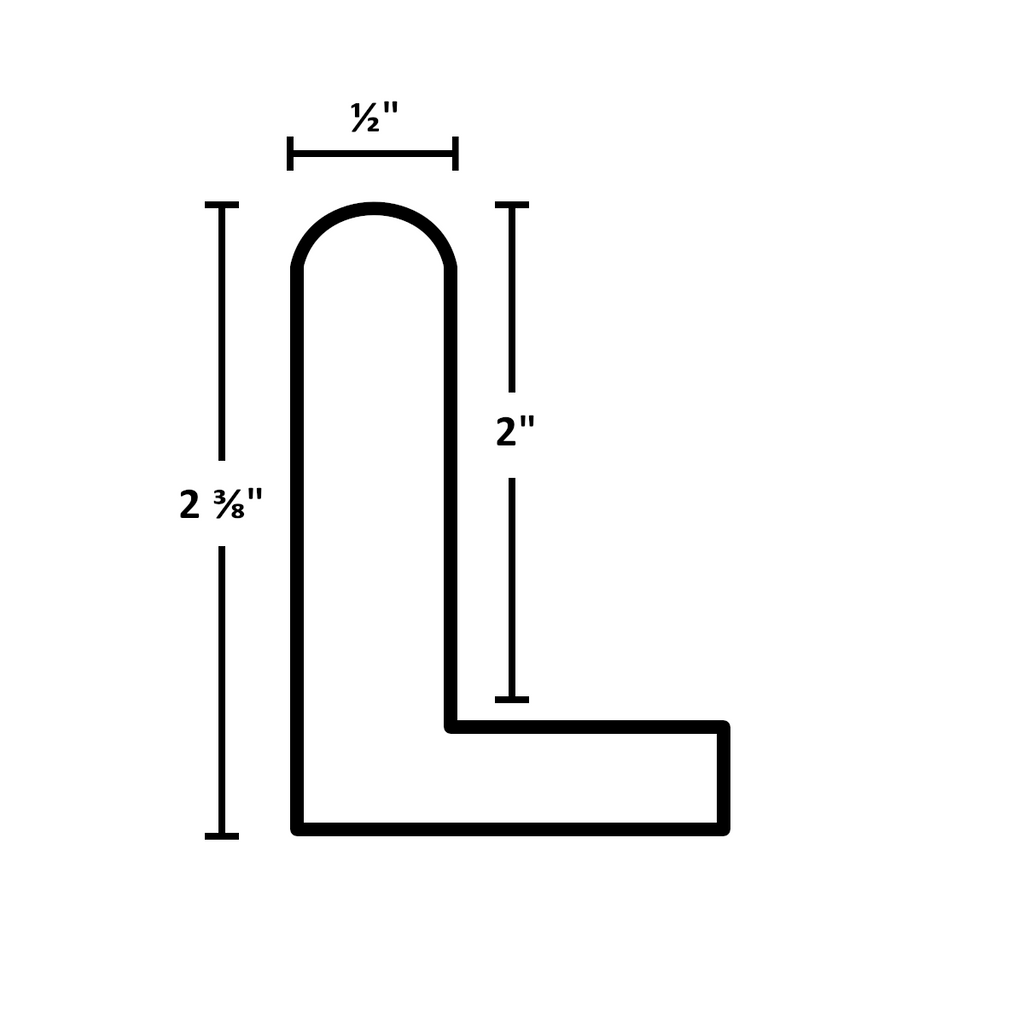 522-1007 - Gold Bamboo, ½", Wood Ready-Made Floater Frame