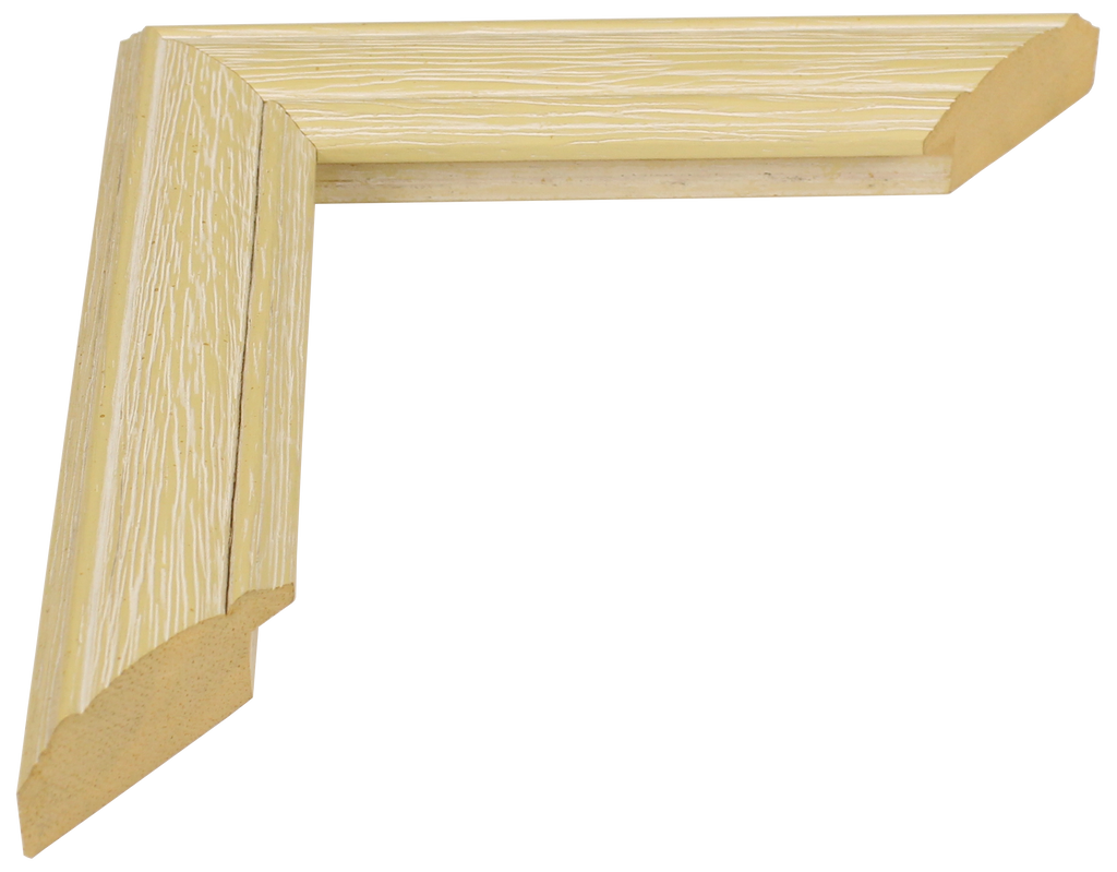 5339109 - Distressed White Wash, 1 ¼", Solid Wood Ready-Made Frame