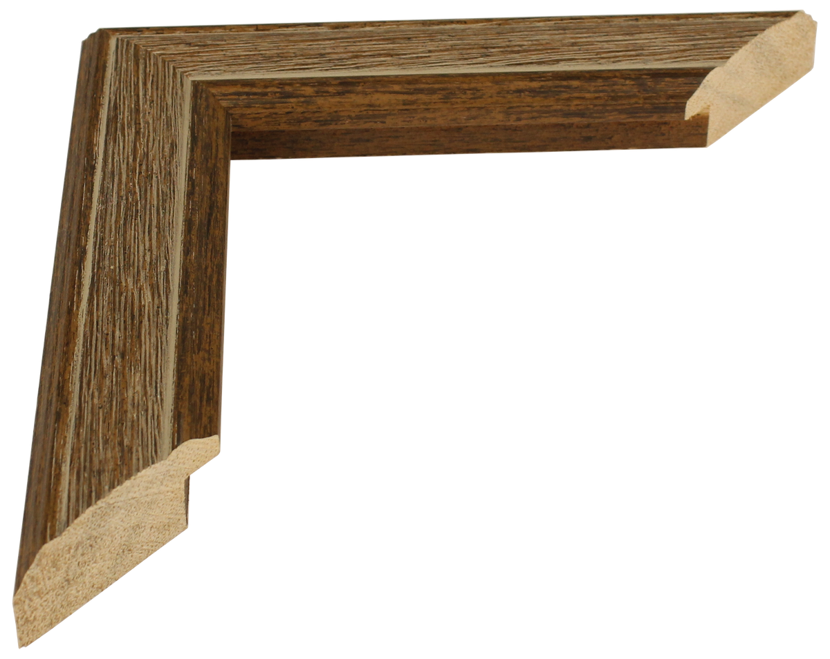 5339112 - Distressed Walnut, 1 ¼", Solid Wood Ready-Made Frame
