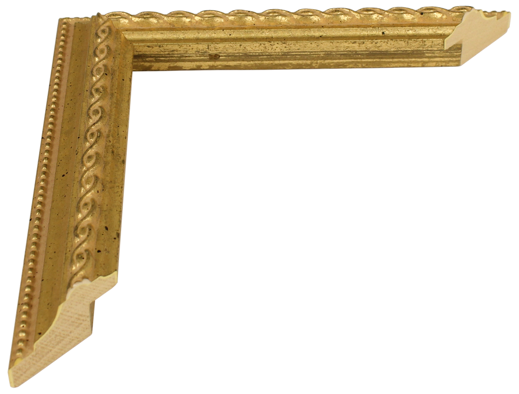72963 - Embossed Gold, 1 ⅛", Wood Ready-Made Frame