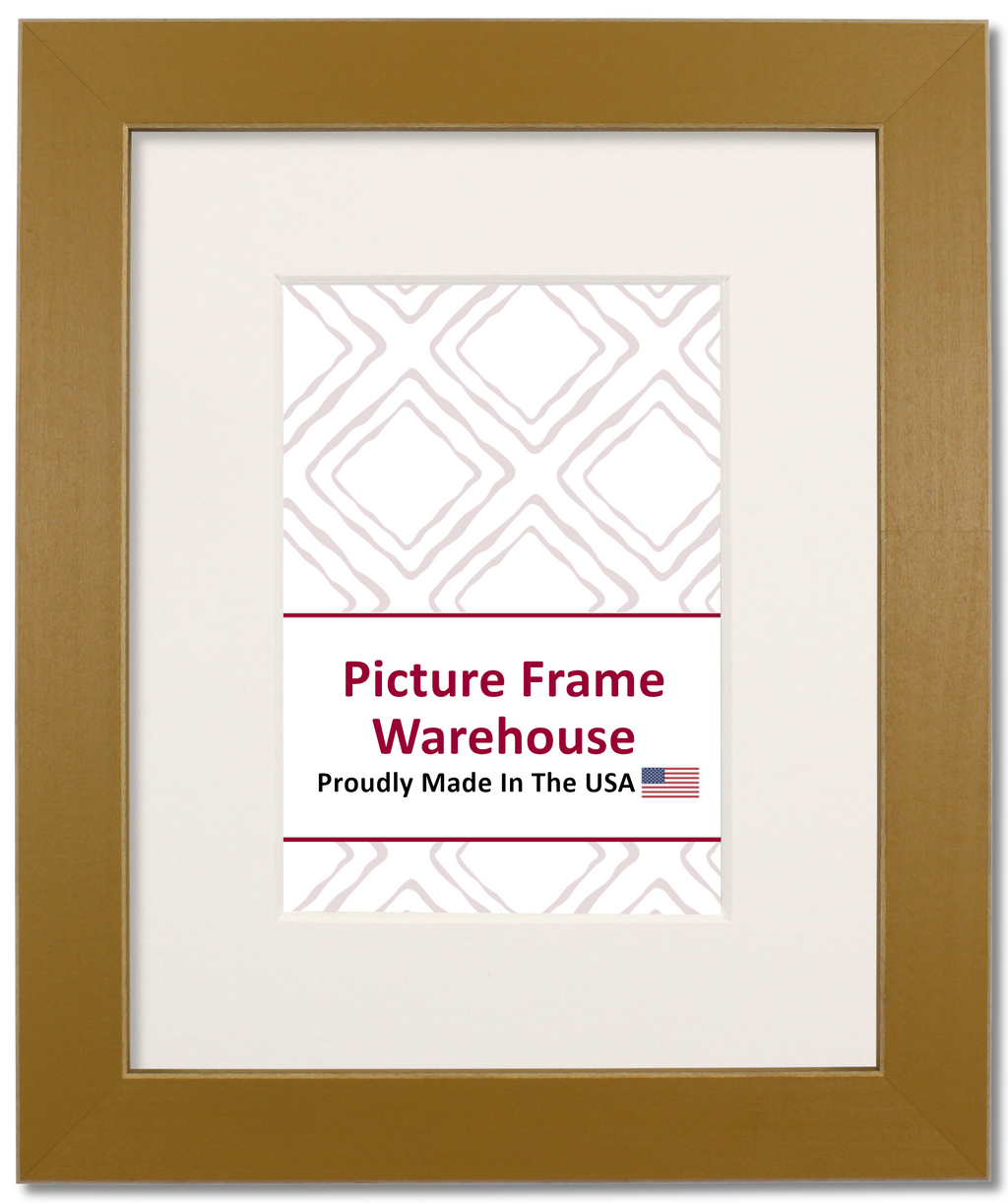 779-170 - Ochre Yellow With Shaved Edges, 1 ⅛", Solid Wood Ready-Made Frame
