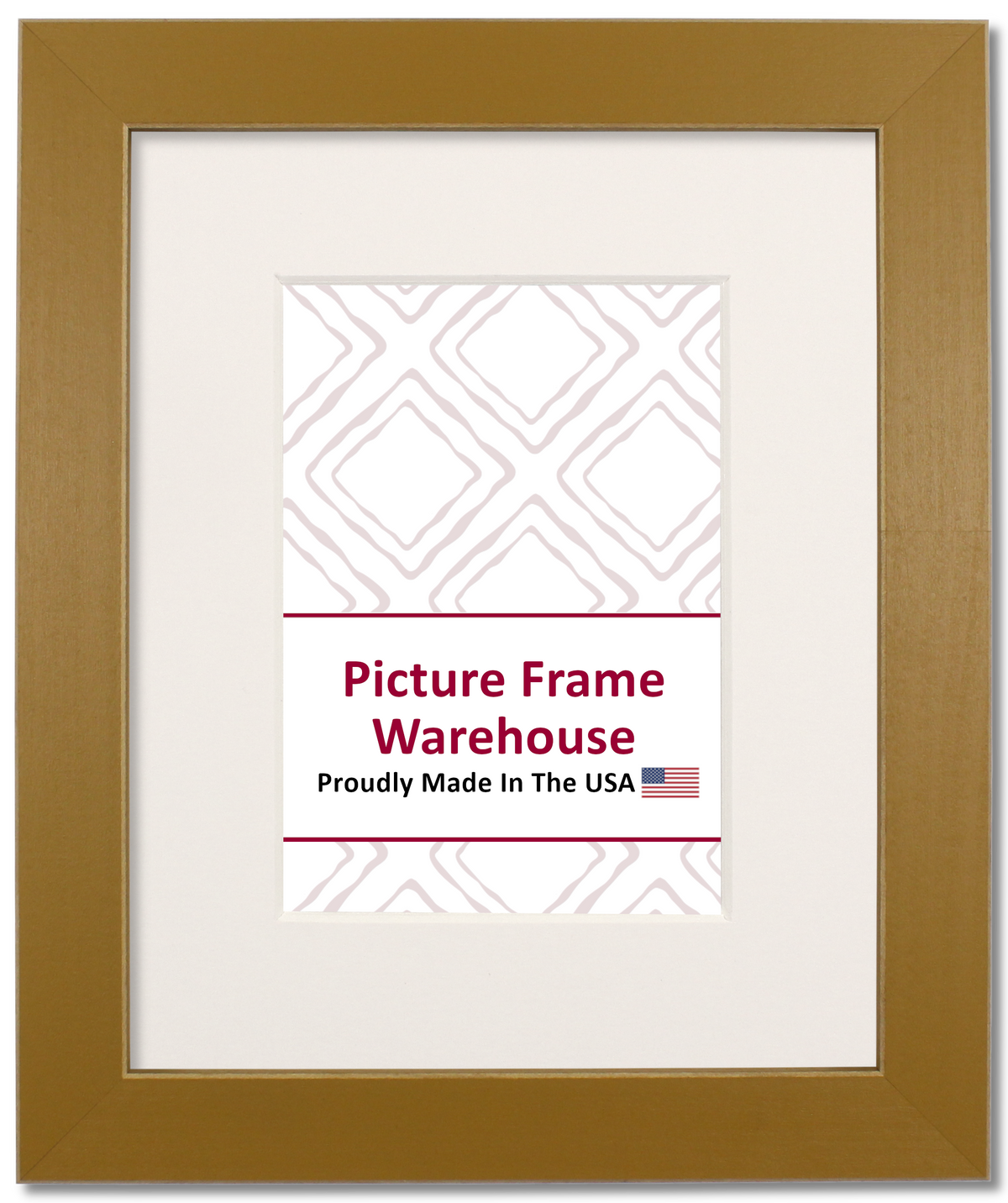779-170 - Ochre Yellow With Shaved Edges, 1 ⅛", Solid Wood Ready-Made Frame