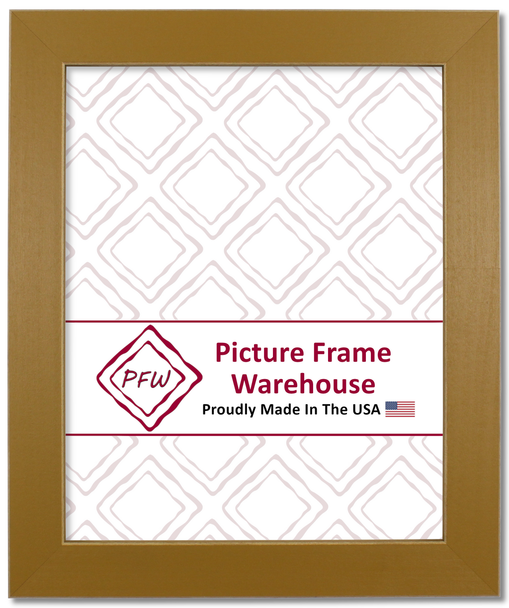 779-170 - Ochre Yellow With Shaved Edges, 1 ⅛", Solid Wood Ready-Made Frame
