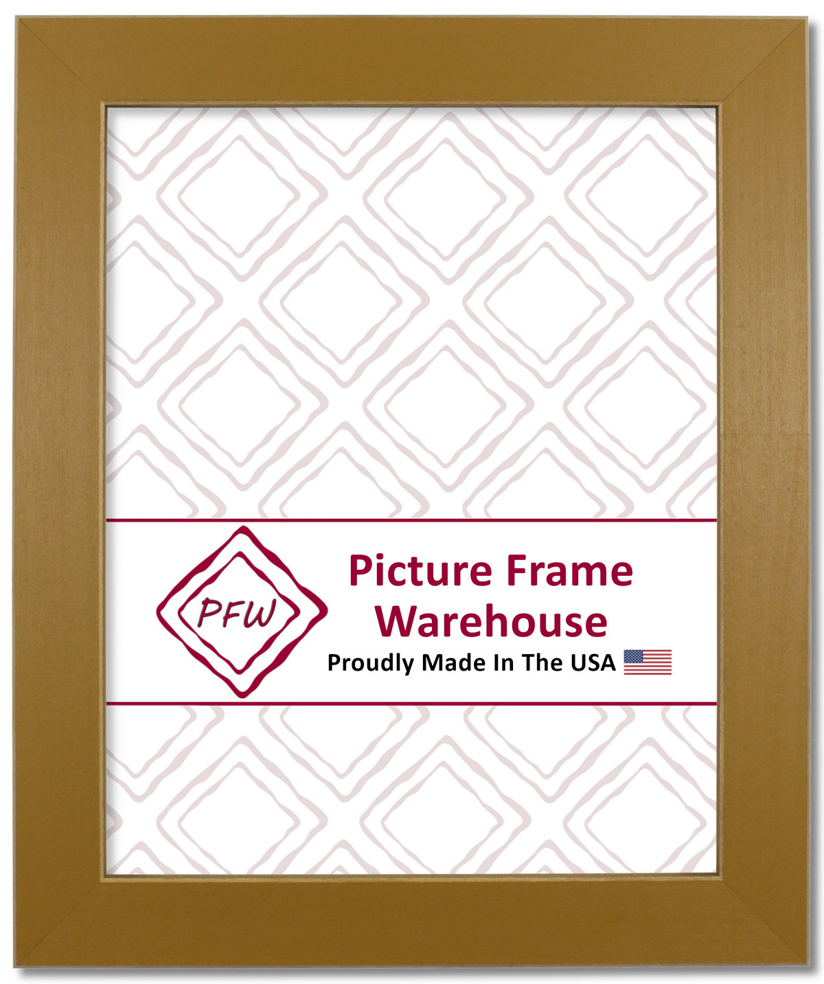 779-170 - Ochre Yellow With Shaved Edges, 1 ⅛", Solid Wood Ready-Made Frame