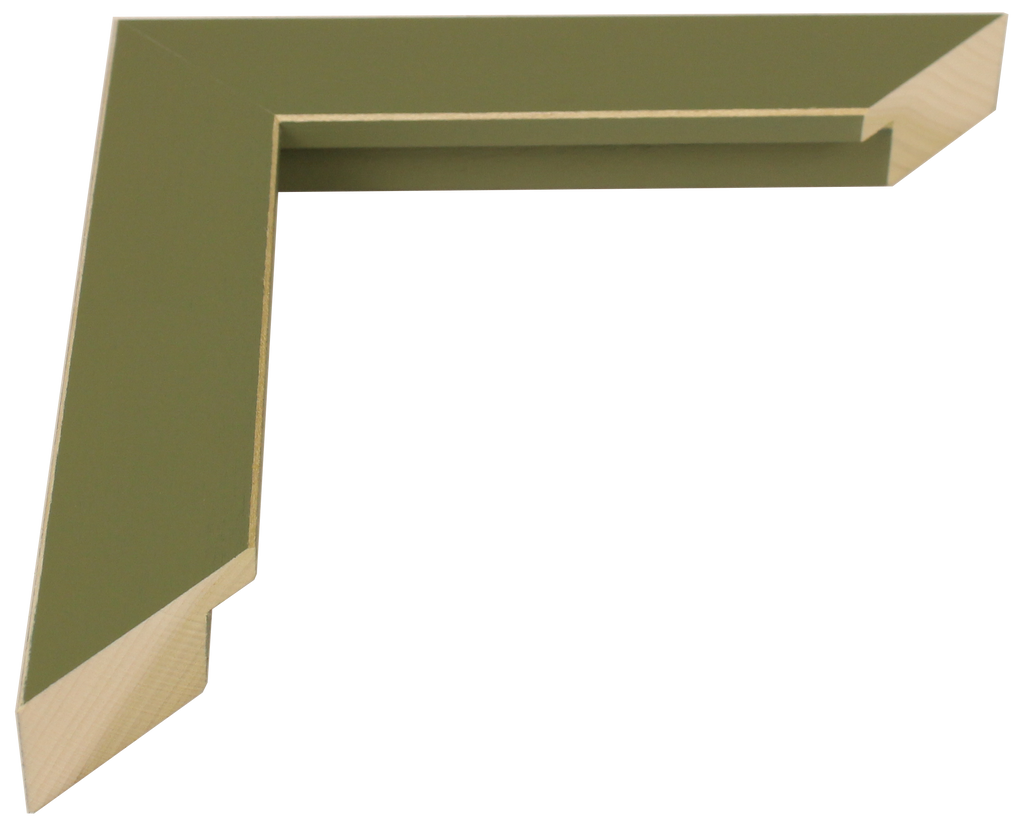 779-179 - Light Green With Shaved Edges, 1 ⅛", Solid Wood Ready-Made Frame