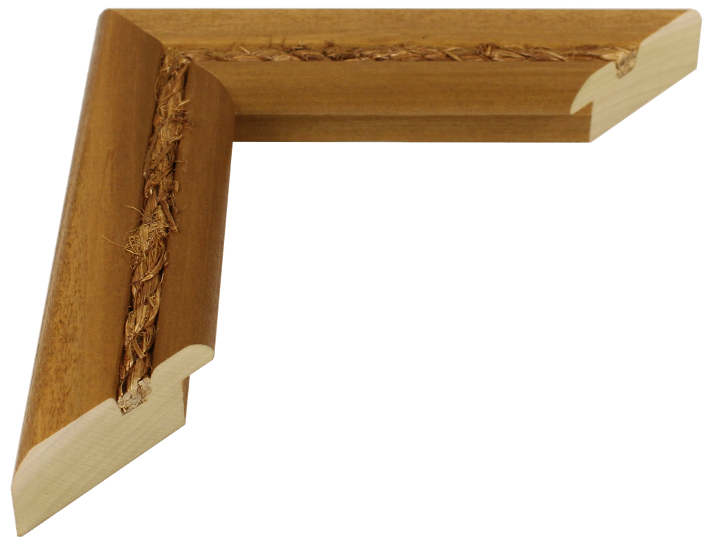 781-409 - Distressed Honey With Jute Rope, 1 ½", Solid Wood Ready-Made Frame
