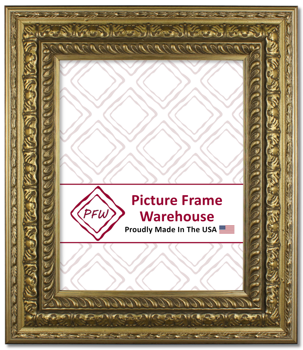 916619 - Champagne Gold, 2 ¼", Wood Ready-Made Frame