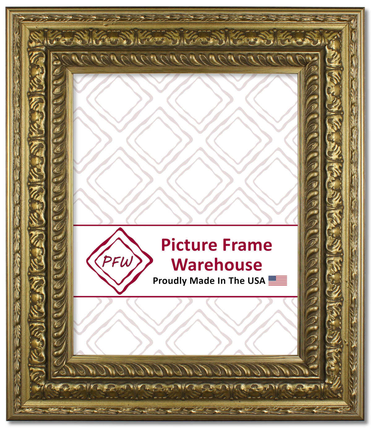 916619 - Champagne Gold, 2 ¼", Wood Ready-Made Frame